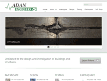 Tablet Screenshot of adanengineering.com